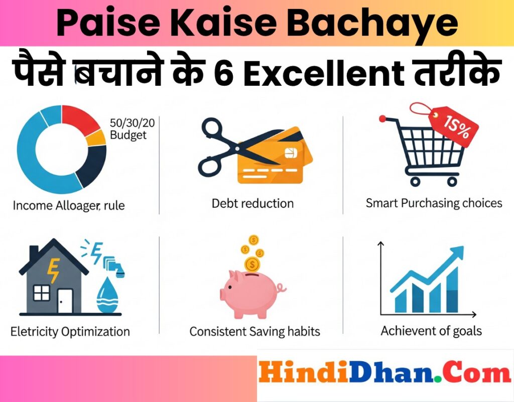 Paise Kaise Bachaye-पैसे बचाने के 6 Excellent तरीके